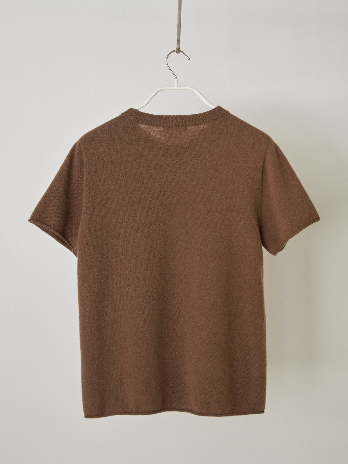 MARAN Cutoff Short Sleeve Pullover - Brown 商品画像21/21