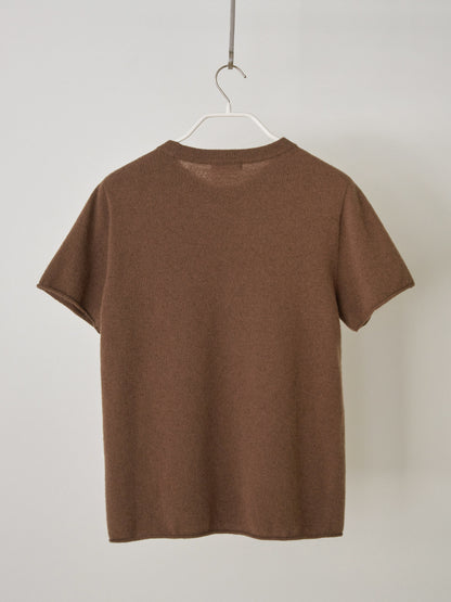 MARAN Cutoff Short Sleeve Pullover - Brown 商品画像21/21