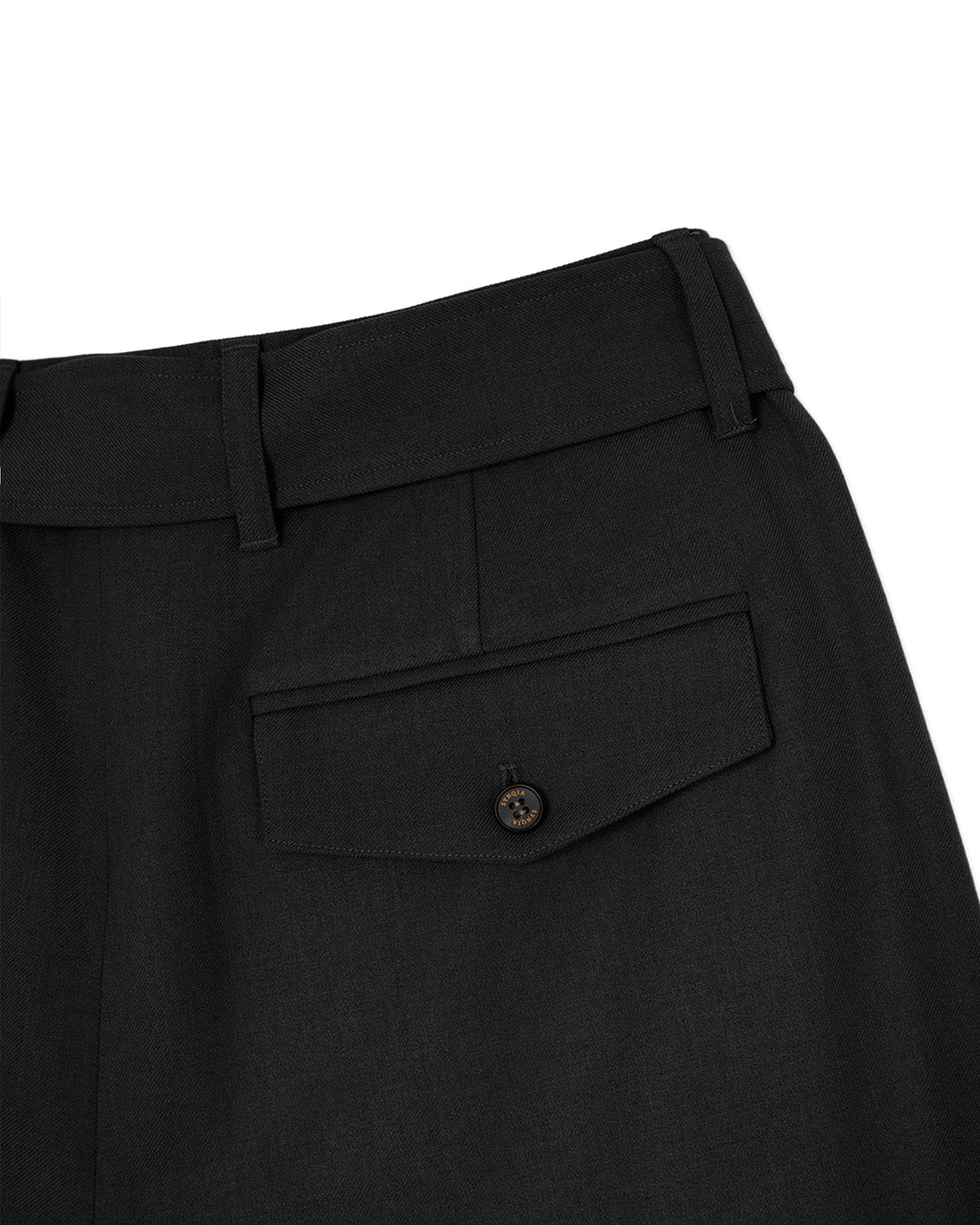 MINI POCKET BELTED TROUSER -BLACK 