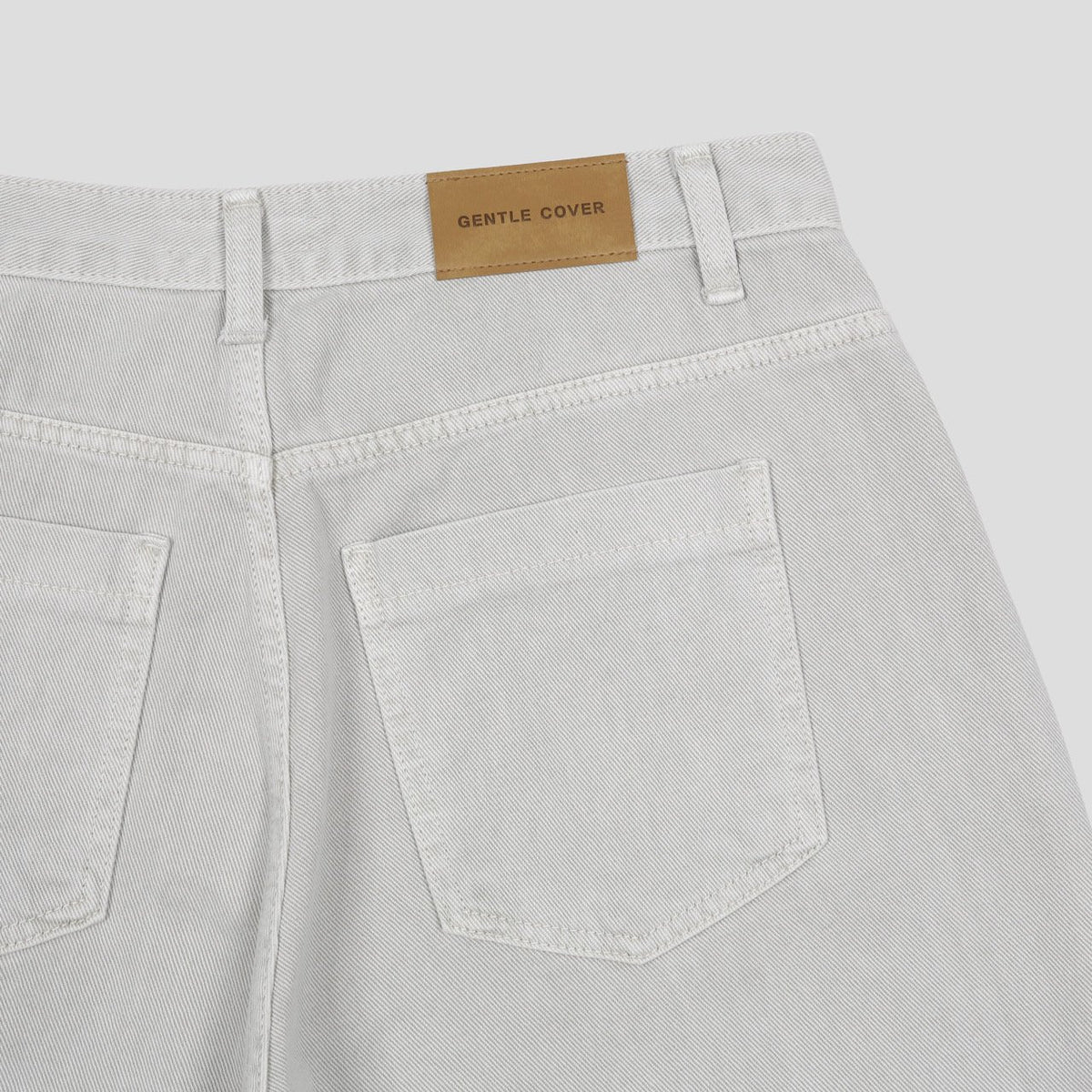Label Dyeing Pants GRAY 生地アップ