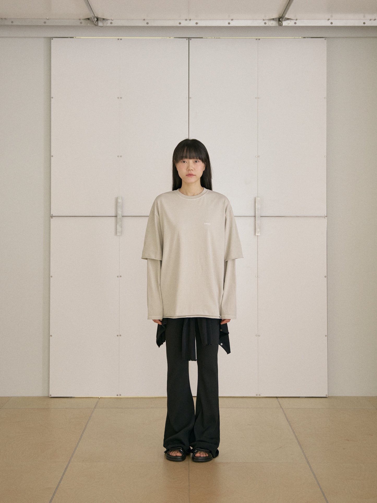 Pigment Layered Long Sleeve - Beige