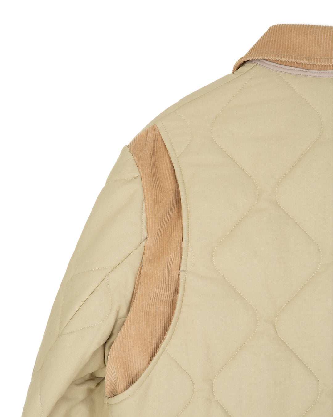 QUILTED HERITAGE JACKET -BEIGE