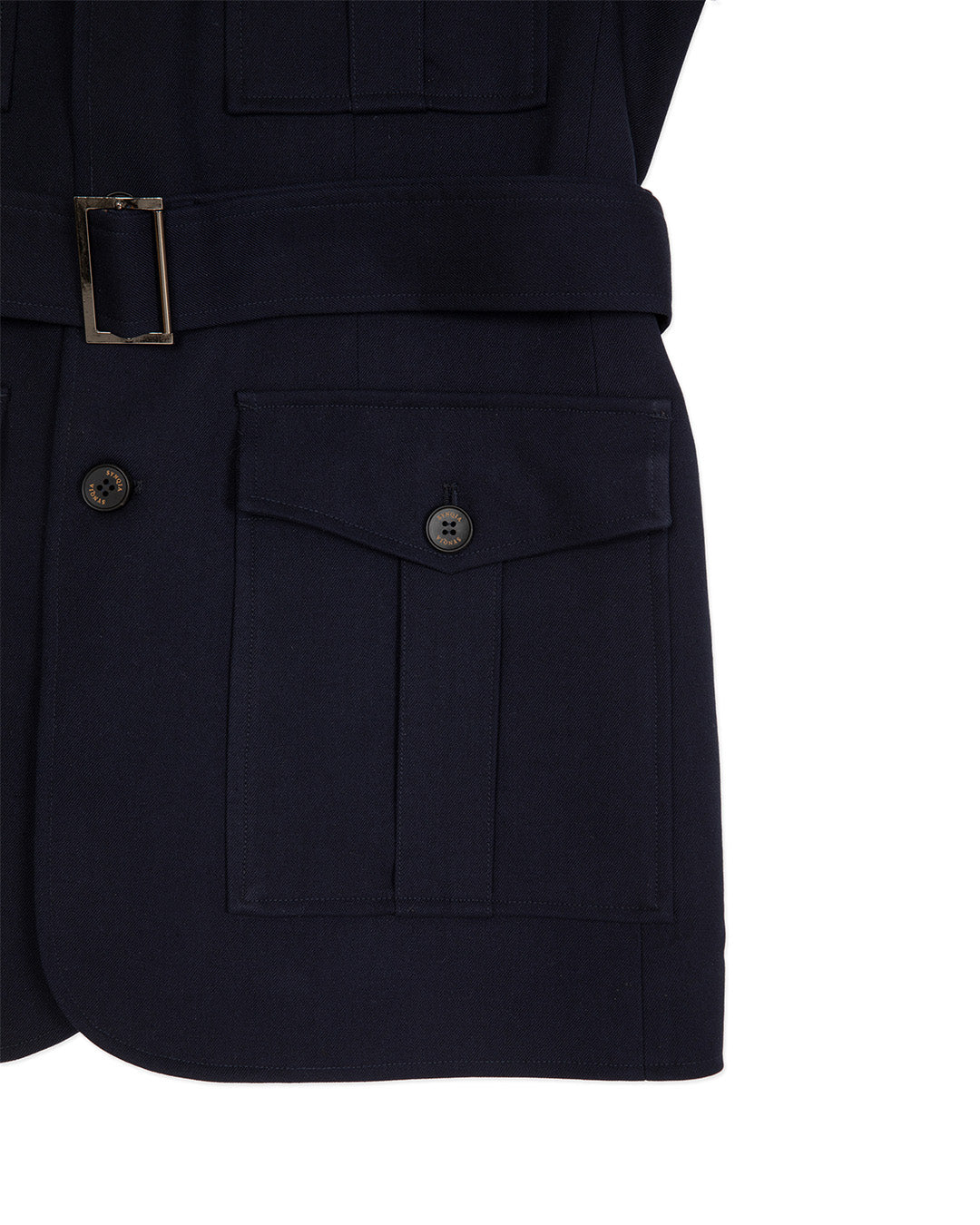 HERITAGE SAFARI TAILORED JACKET -NAVY