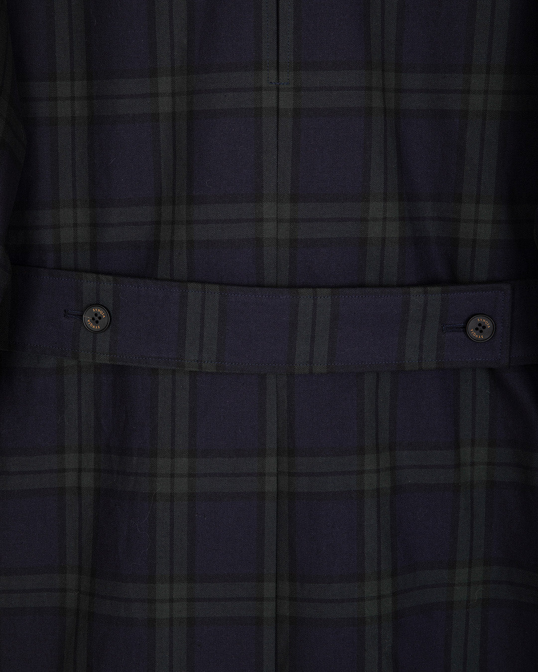 FIREMAN CLASP HERITAGE COAT -TARTAN CHECK