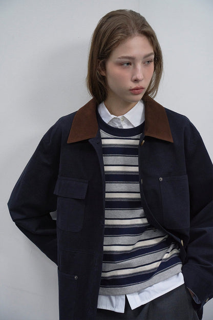 【HER&SHE 2025AW】Neo Stripe T-shirt