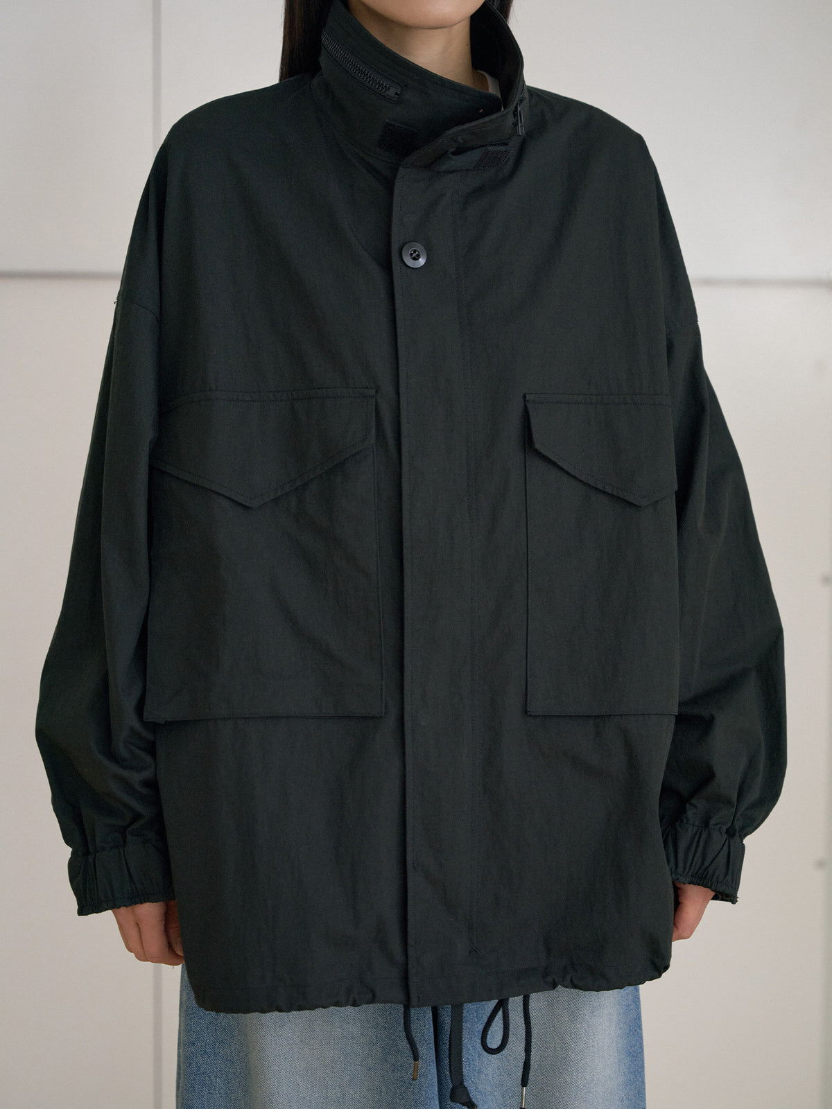 Pocket Detail Jacket - Black 8