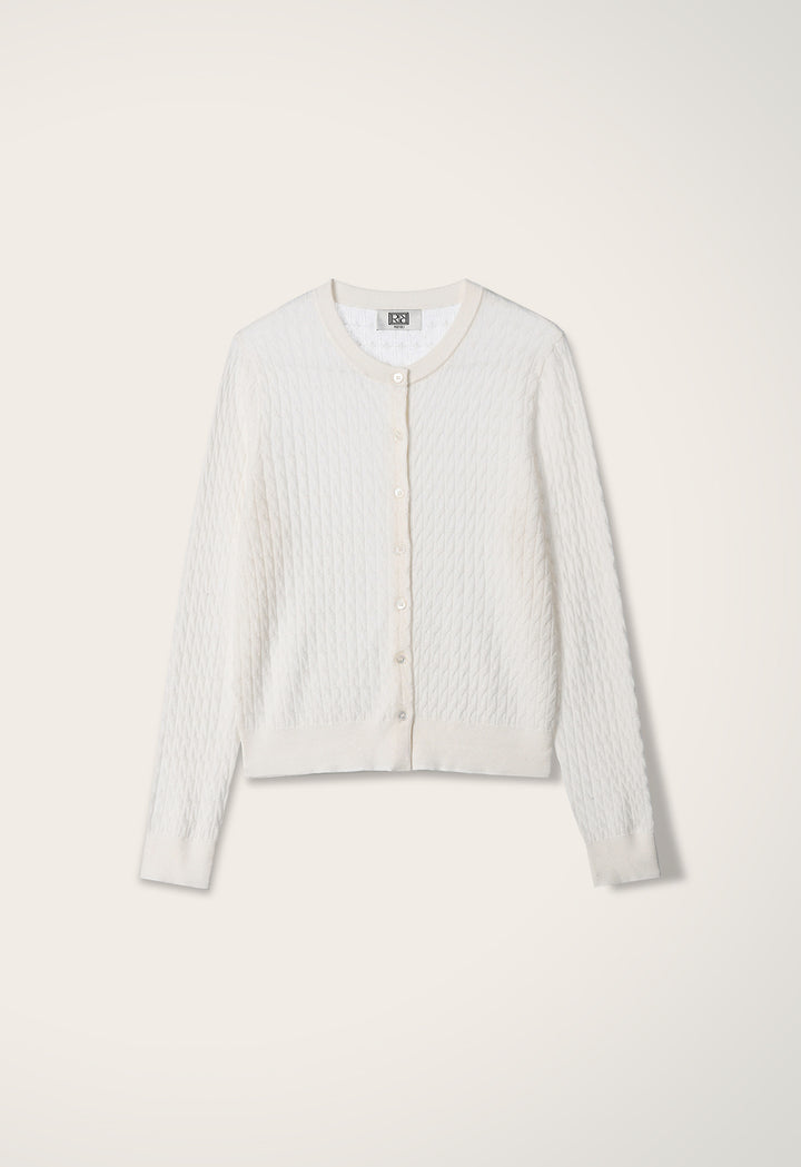 【RENEJ 26SS】Leona Weave Cardigan (2colors)