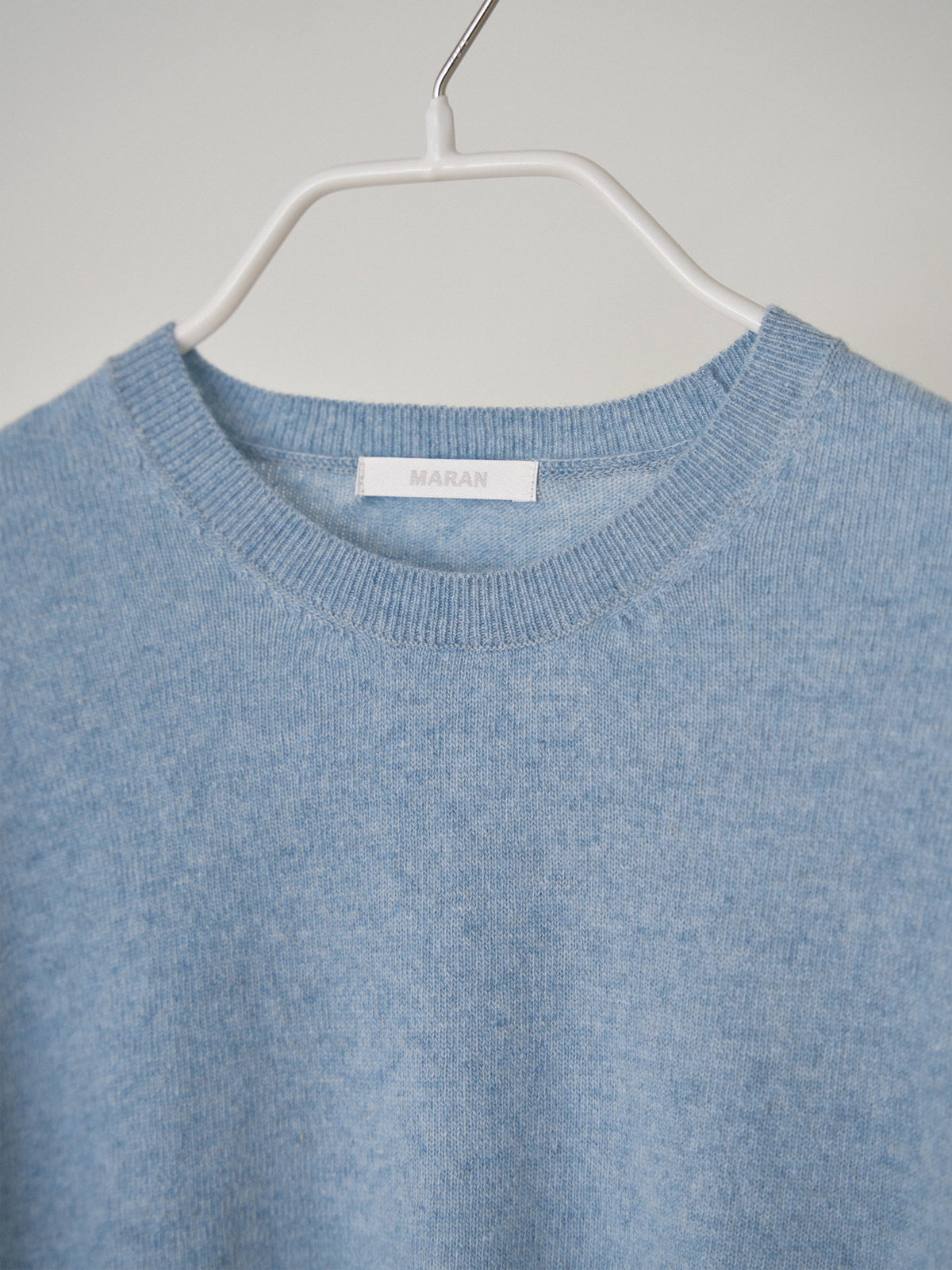 Cashmere Round Pullover - Blue 7
