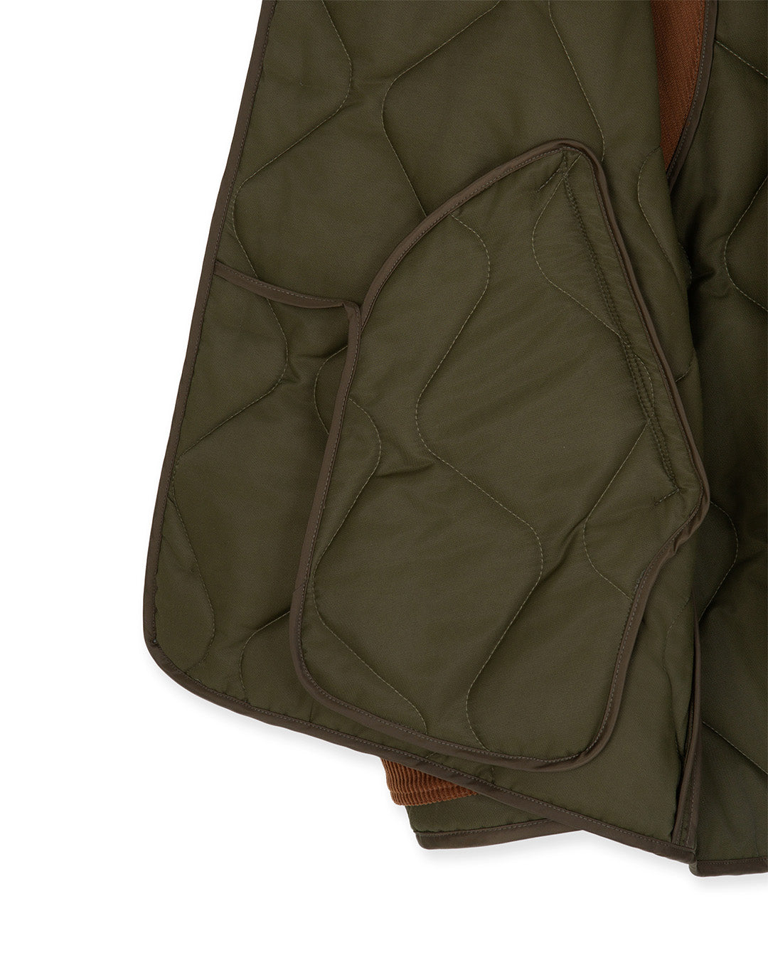 QUILTED HERITAGE JACKET-OLIVE 