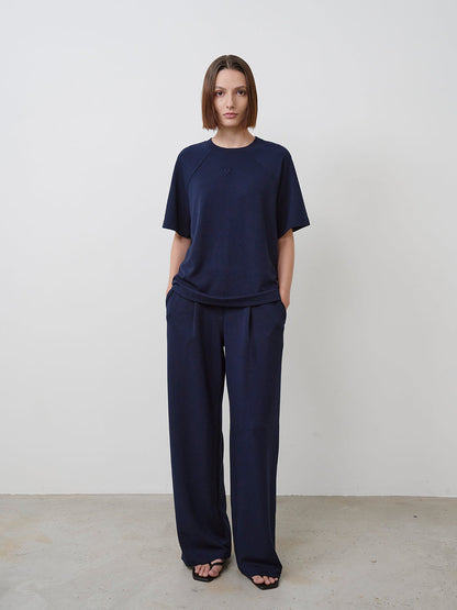【HER&SHE 2025AW】Double-faced symbol Raglan T-shirt (25 F/W)
