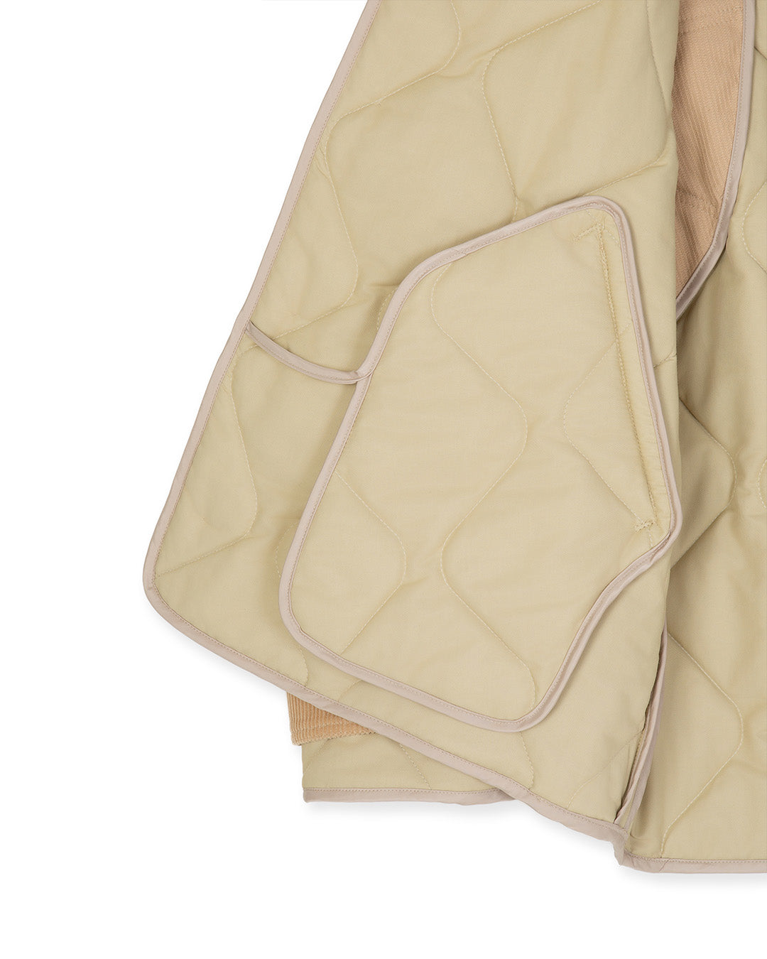QUILTED HERITAGE JACKET -BEIGE