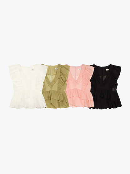【A MA:DE 2026SS】Table blouse ( 4color )