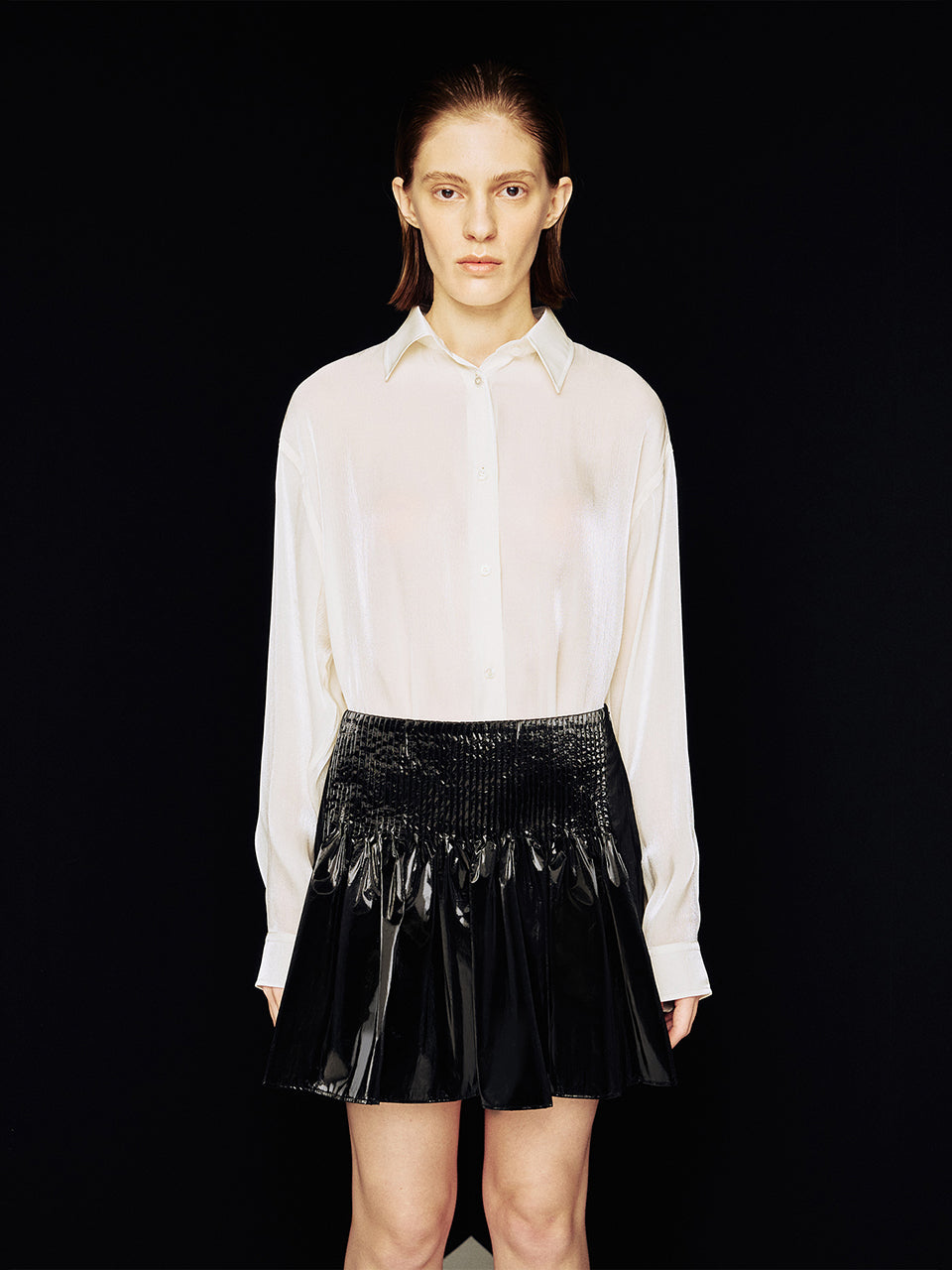 [ARIK.] [24SS] ALMACH oversized shirt Ivory