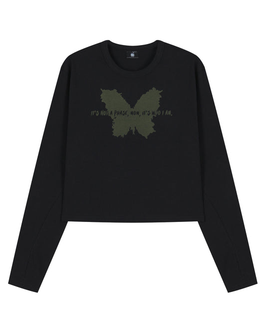 IMI Crop Long Sleeve_Black