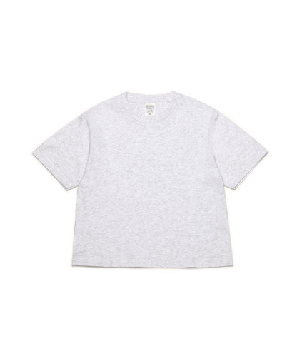 【C Wear シーウエア】 Oversized Crop T-Shirt Melange White