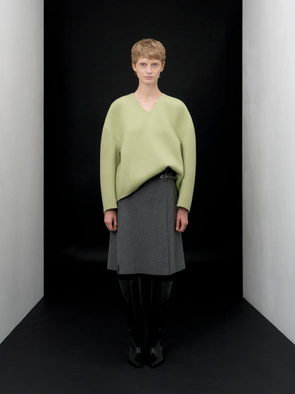 [ARIK. Arik AW] Sarin wool pullover jumper Apple green