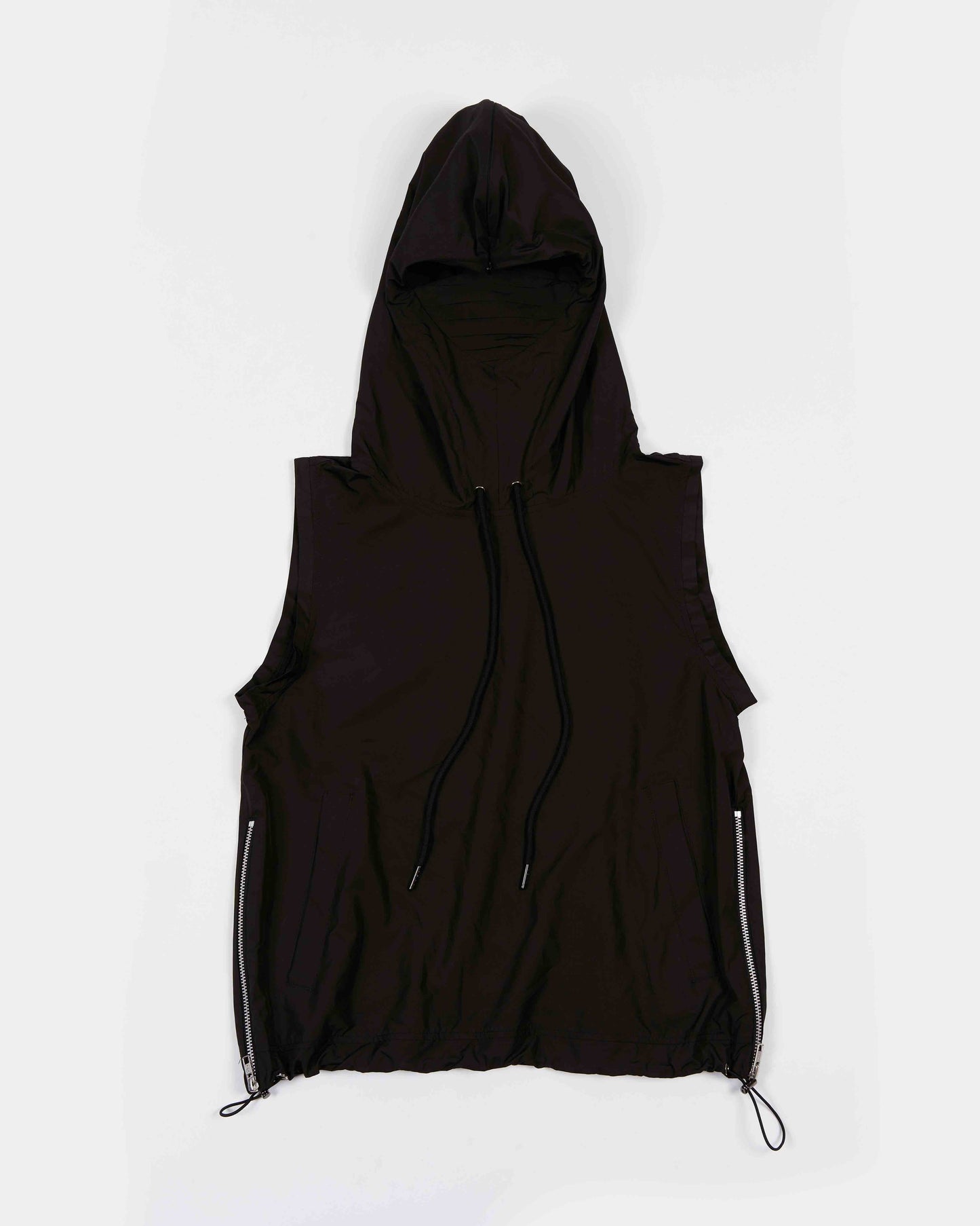 【MOMMANWA モンマンワ】MASK HOODIE VEST (BLACK)