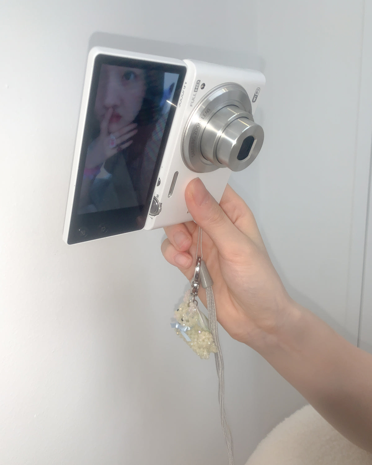 Creamy Rabbit Key Ring