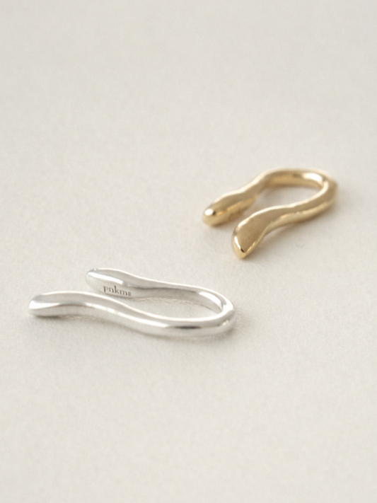 【pinekim パインキム】Rough Ear-cuff