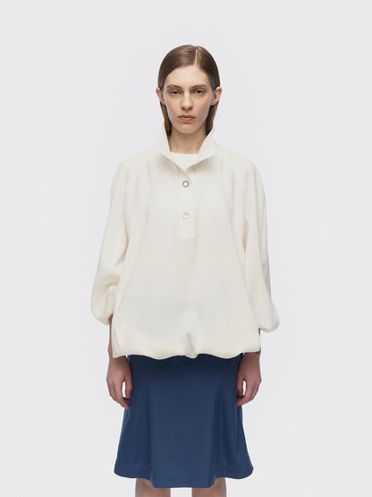 [ARIK.] [24SS] HELVETIOS oversized anorak Ivory