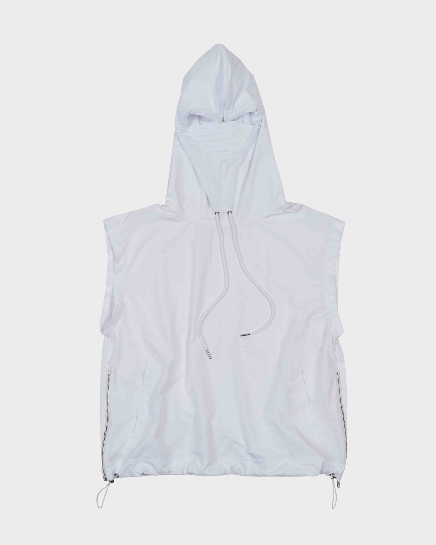 【MOMMANWA モンマンワ】MASK HOODIE VEST (WHITE)