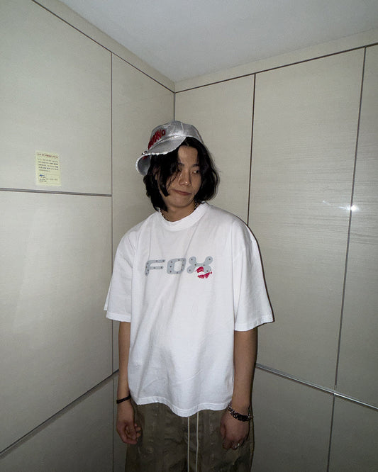 Fox stud tee WH