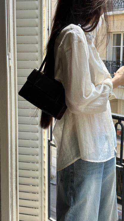 Striped Tencel Shirt