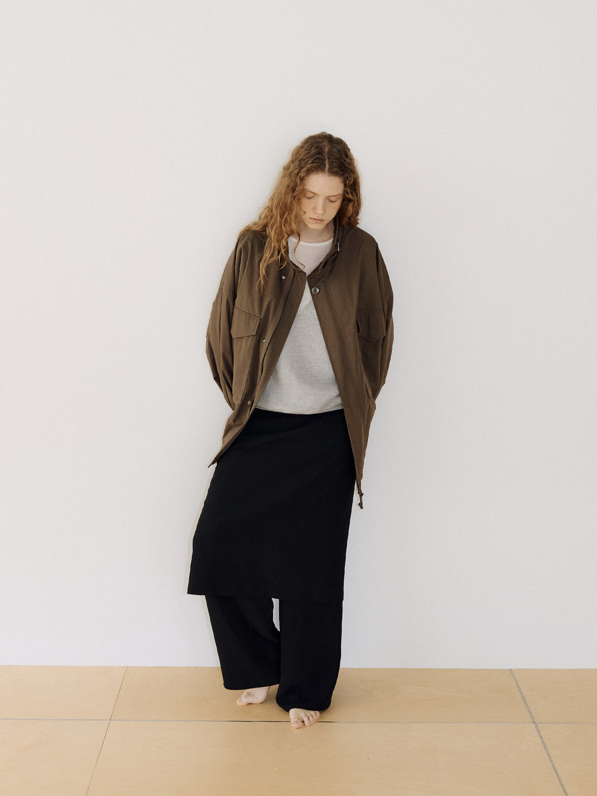Skirt Overlay Pants - Black 2