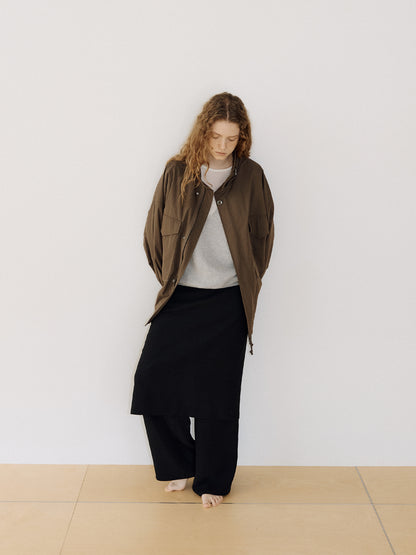 Skirt Overlay Pants - Black 2