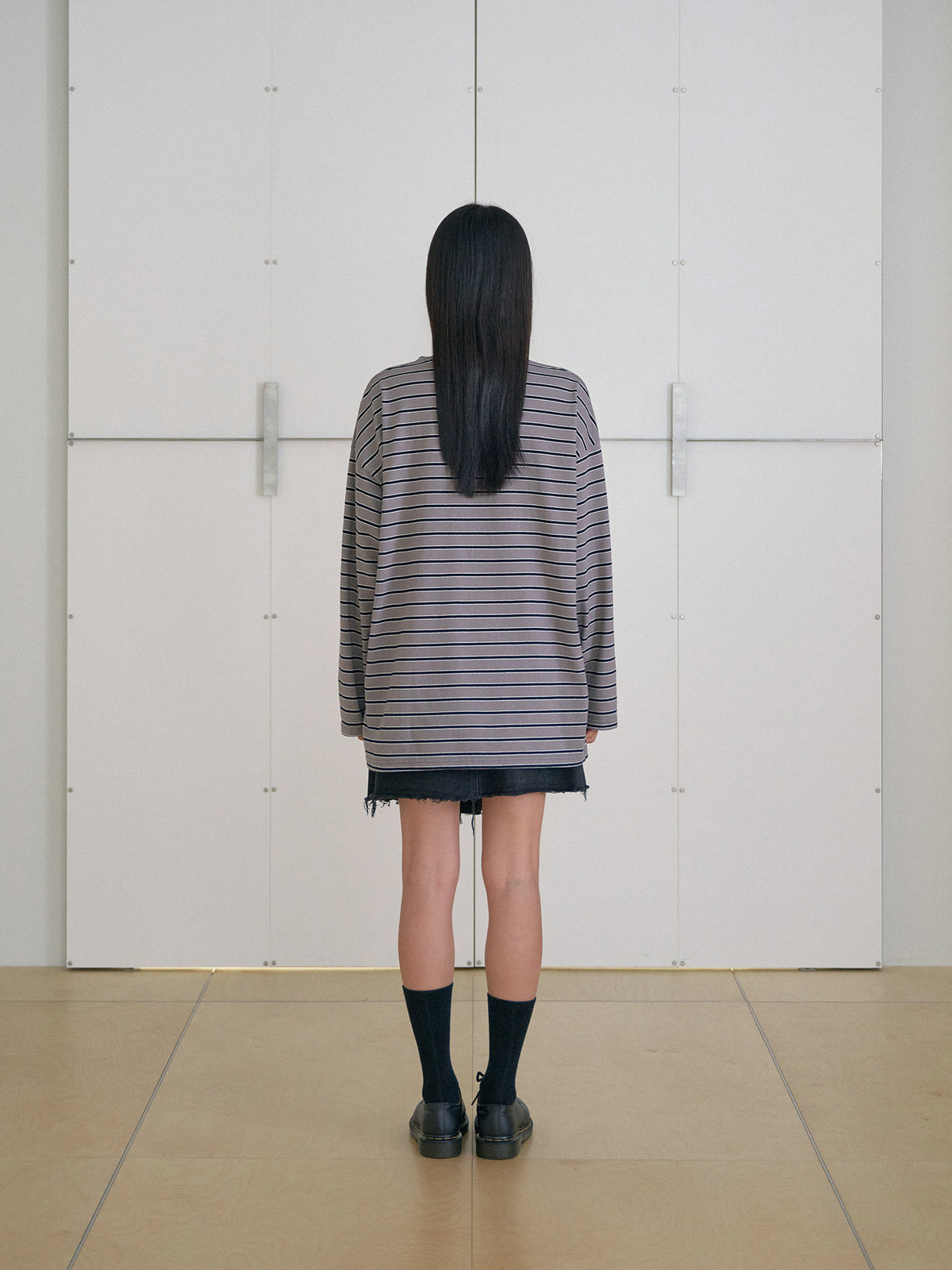 MARAN Bridge Boat Neck Long Sleeve - Charcoal 商品画像14/19