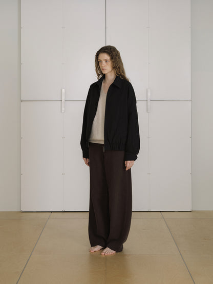 Washed Gabardine Blouson - Black 7