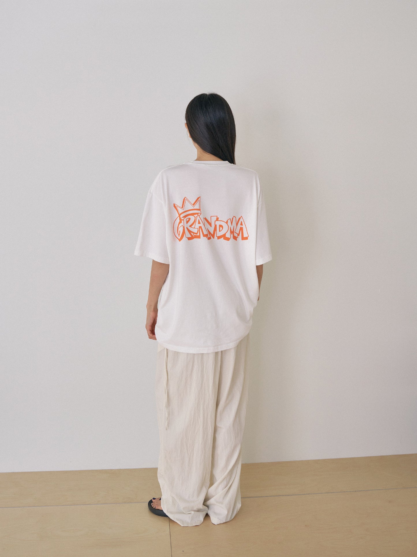 Granma Printing Short Sleeve - Ivory