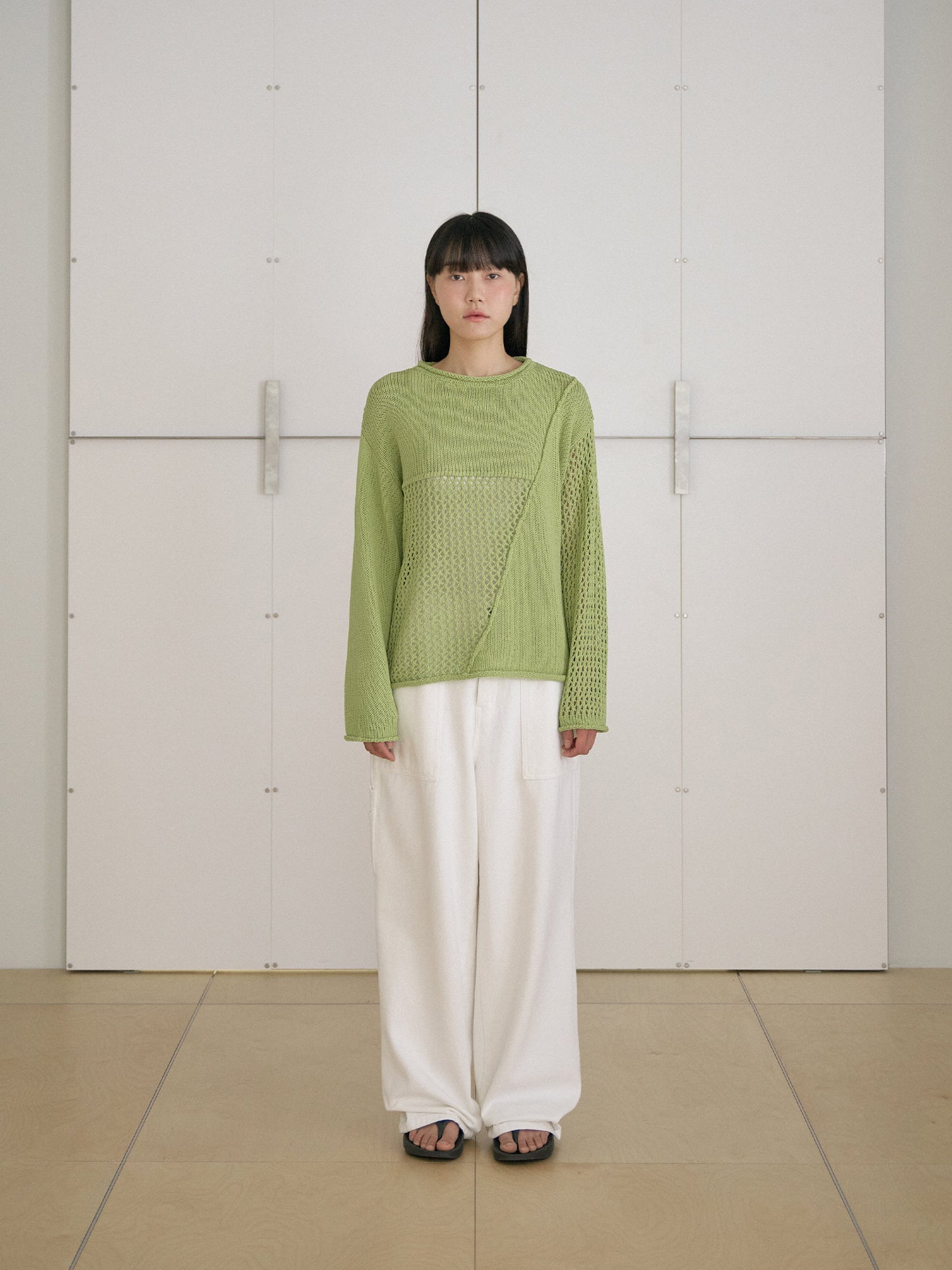 Summer Block Pullover - Green