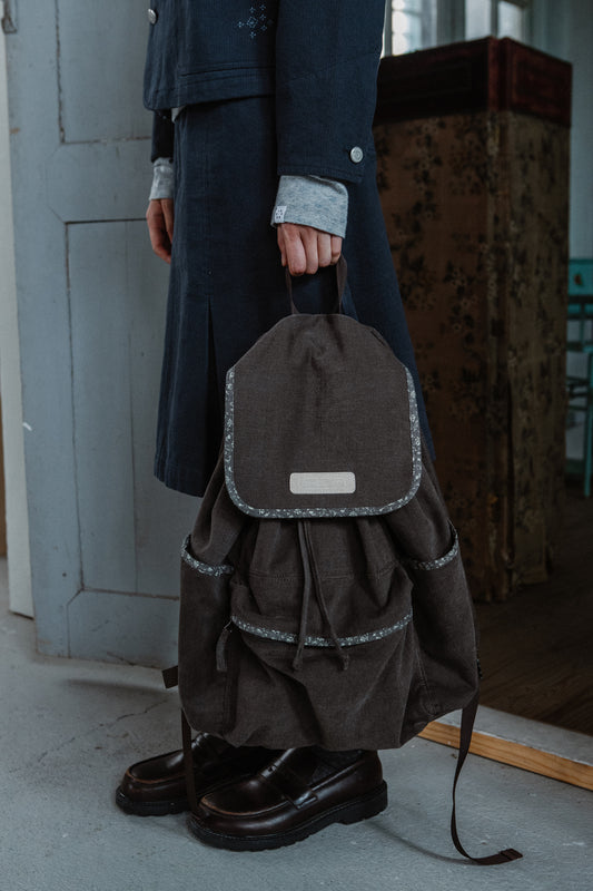 CONTRAST BACKPACK, NAVY CHECK