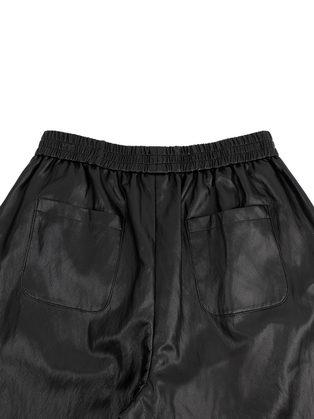 Leather Bermuda Pants