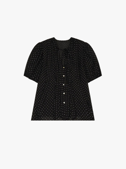 【A MA:DE 2026SS】Dot blouse ( 2color )
