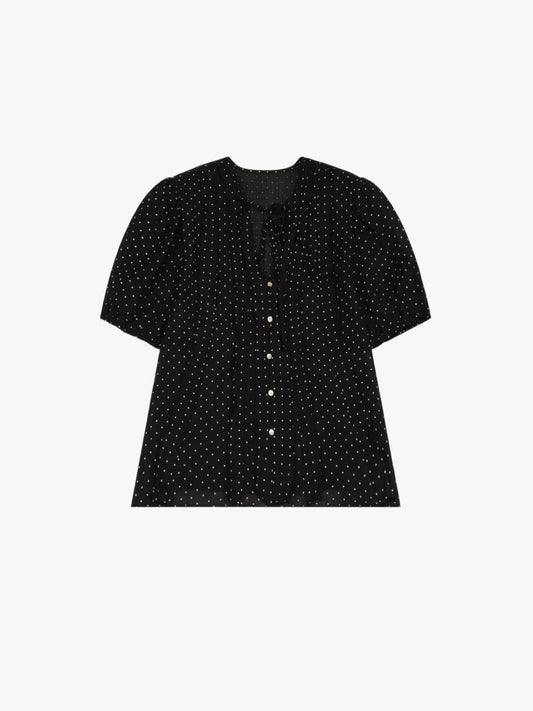 【A MA:DE 2026SS】Dot blouse ( 2color )