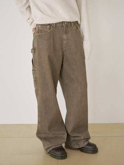 Corduroy Work Pants - Beige 6