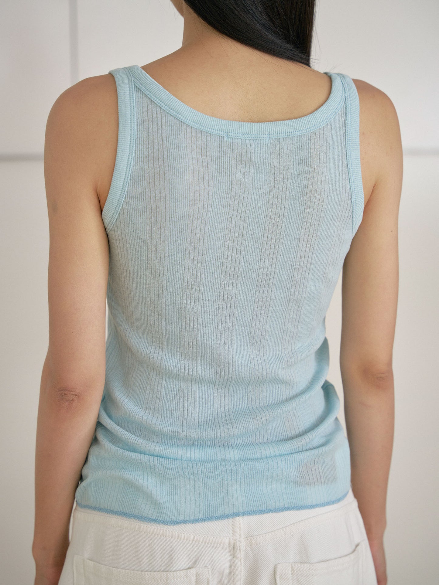 Summer V-neck Sleeveless - Blue