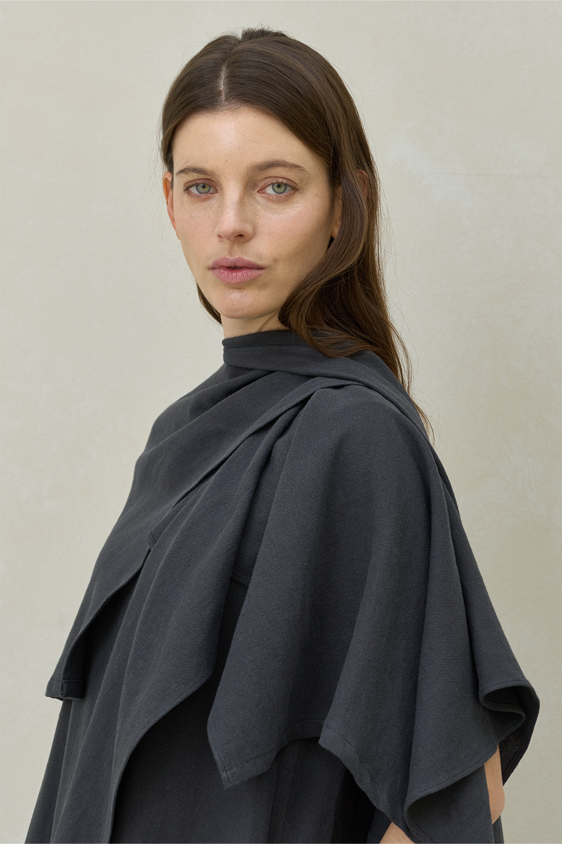 Tie Cape Dress