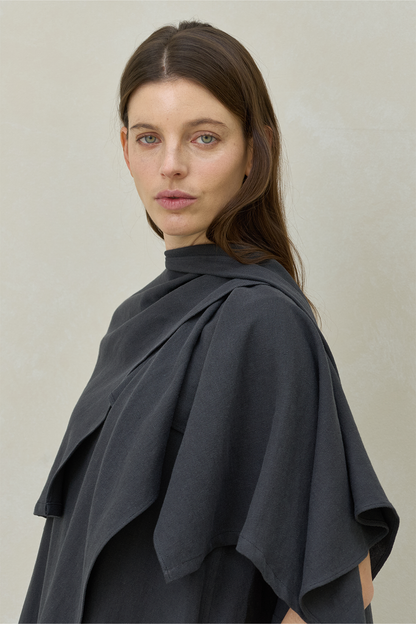 Tie Cape Dress