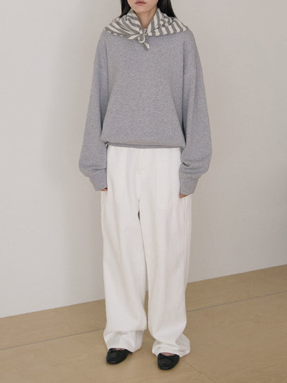 Ray Round Pullover - Gray 6