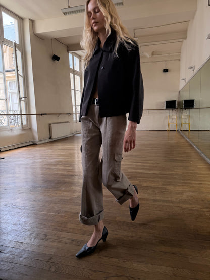 Cargo Roll-up Pants