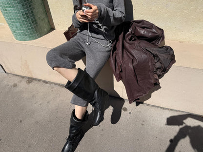 Open-neck Knit
