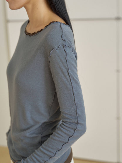 Wave Long Sleeve - Blue