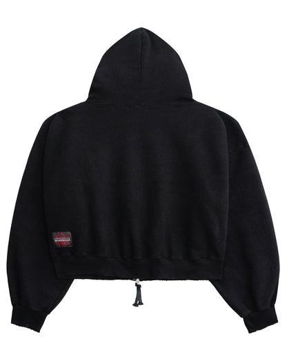 M.C.R. code stud zip-up HD BK