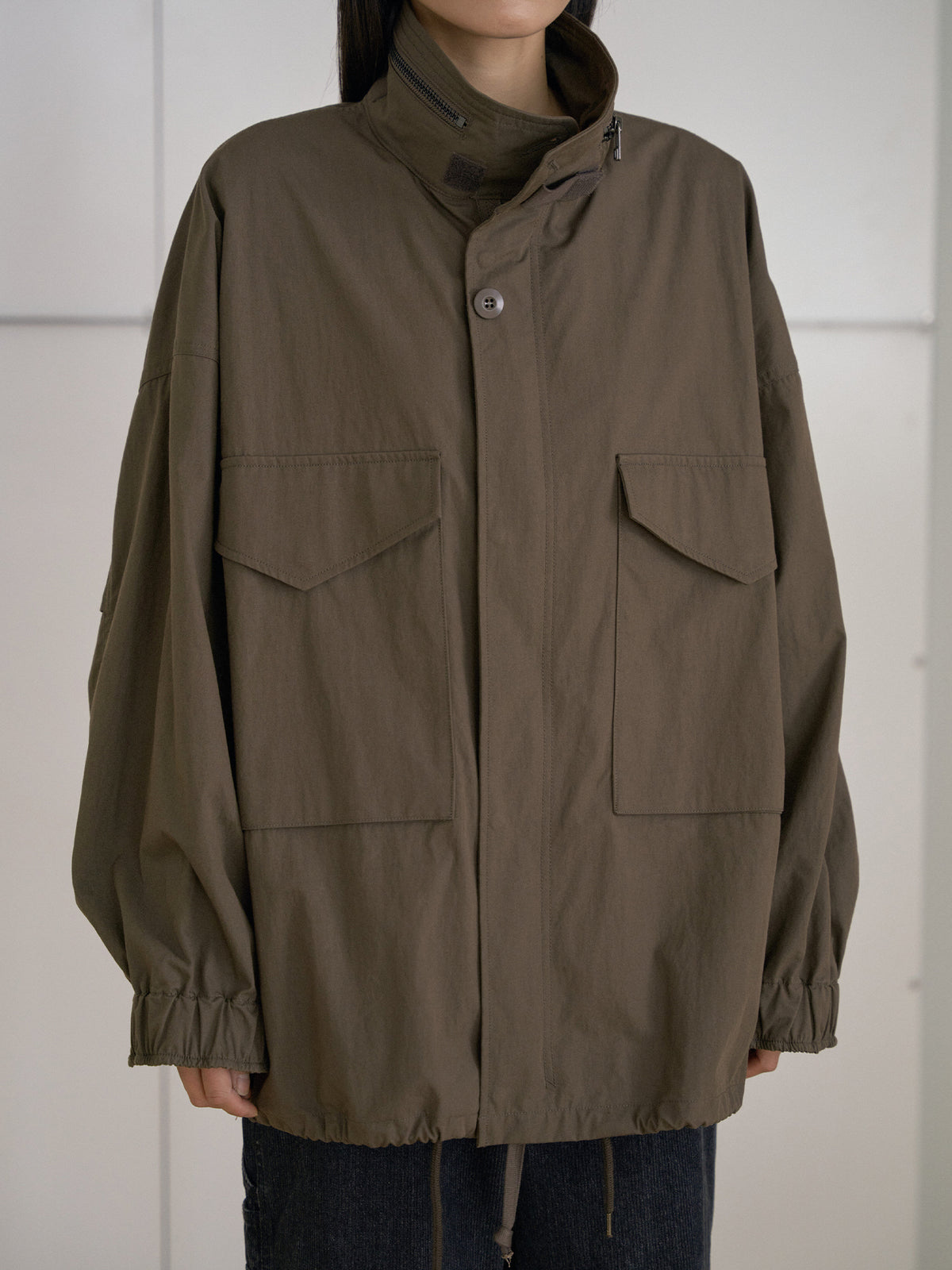 MARAN Pocket Detail Jacket - Brown 商品画像18/21