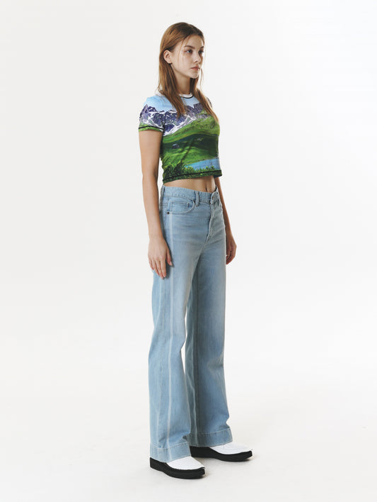 PRINT SHORT SLEEVE CROP T-SHIRT_[FIELD]