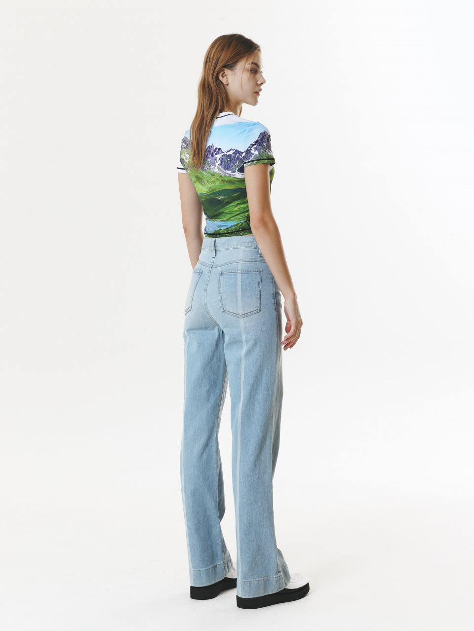 PRINT SHORT SLEEVE CROP T-SHIRT_[FIELD]