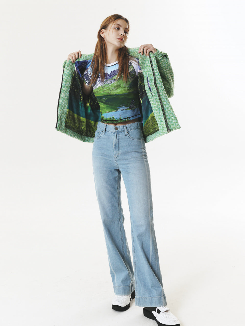 PRINT SHORT SLEEVE CROP T-SHIRT_[FIELD]